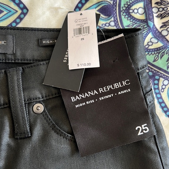 Banana republic coated pants size 25 - Picture 6 of 7